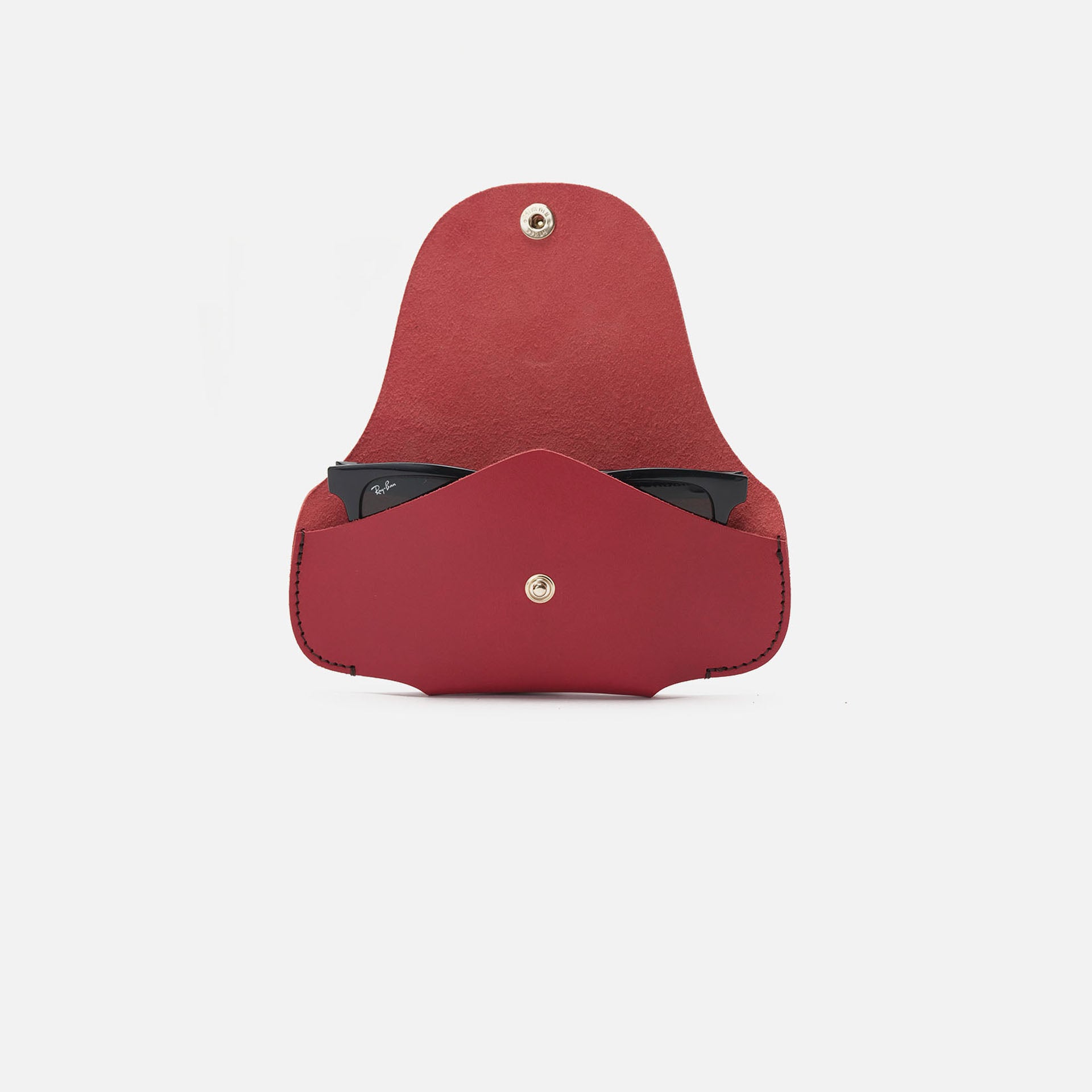 Funda de gafas roja
