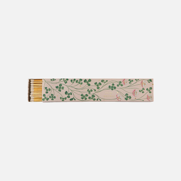 Caja alargada de cerillas Lucky Clover Long Matches