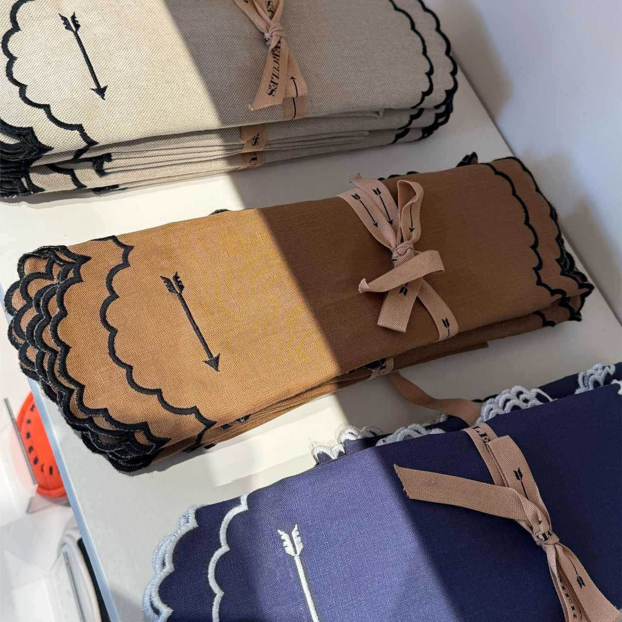 Pack 2 Manteles individuales y servilletas Azul
