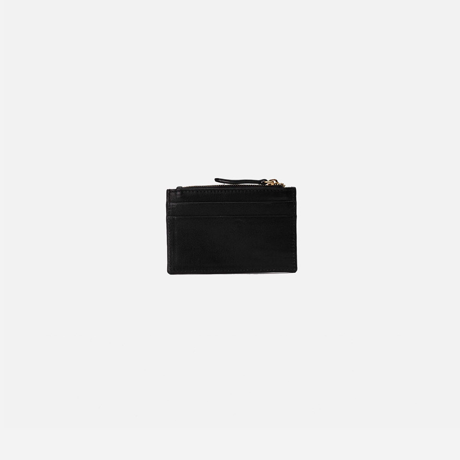 Tarjetero Zip Negro