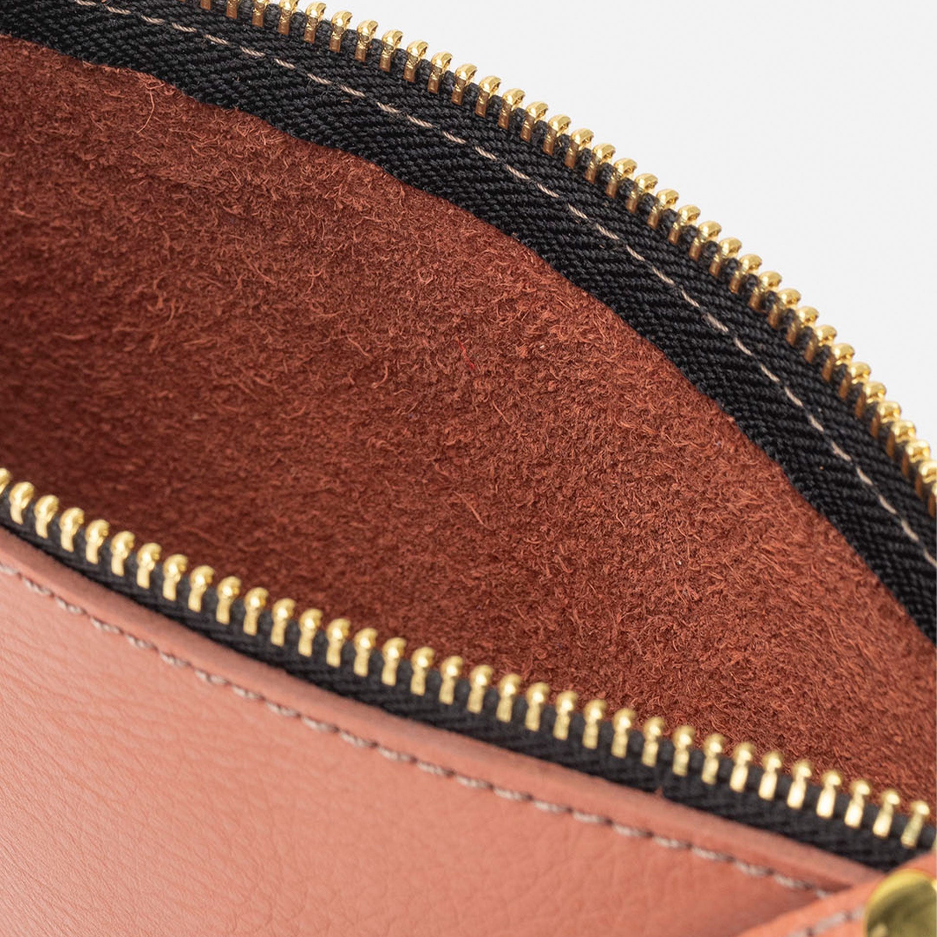 Zipper "Mum Rocks" Terracota