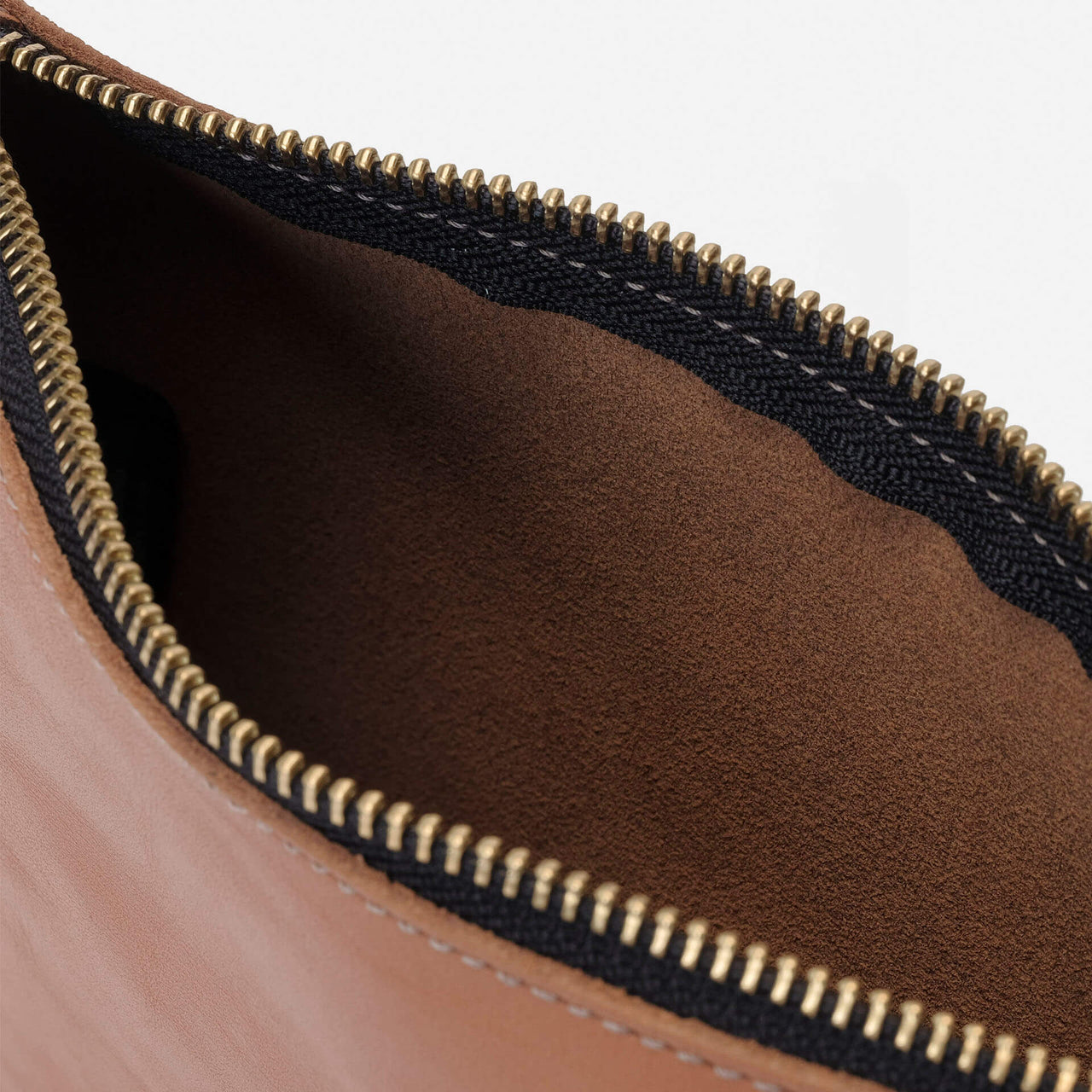 Zipper "Mum Rocks" Cognac