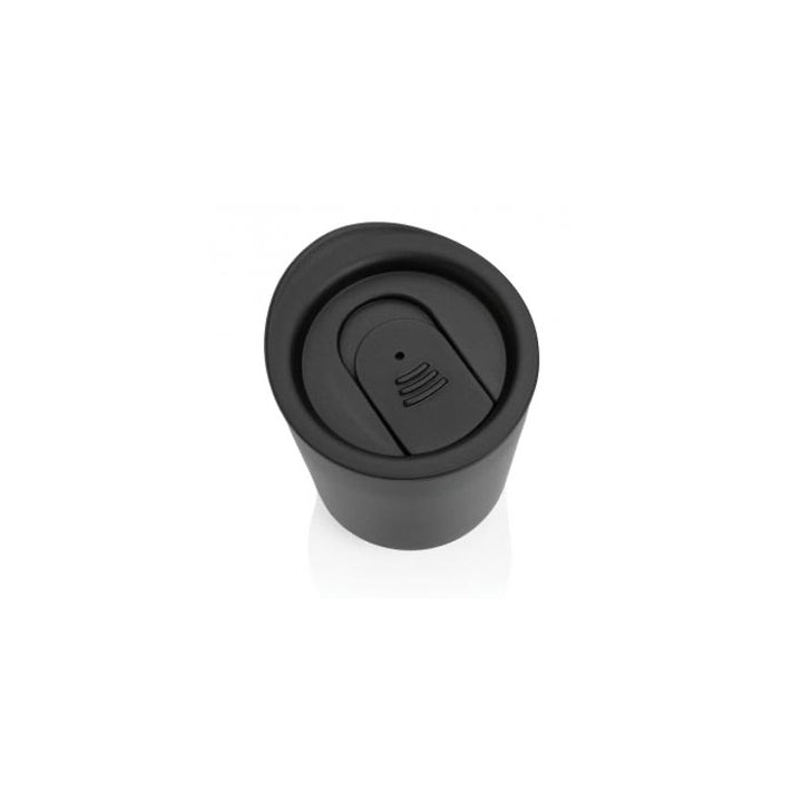 Vaso Take Away pequeño negro con logo Mercules Clubhouse